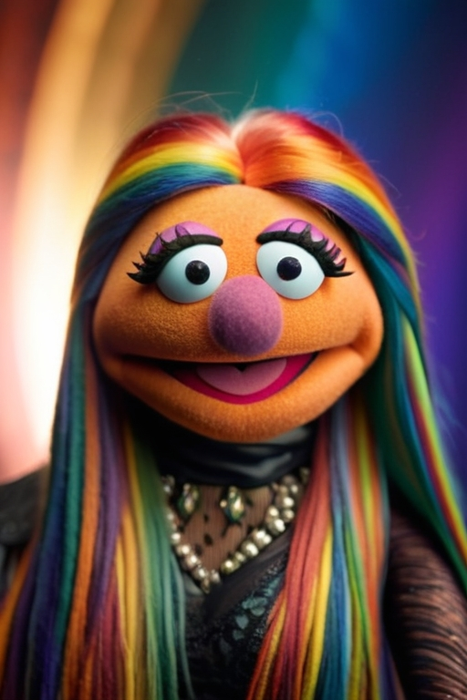 2022503078-2729875017-muppetshow, beautiful female, midshot, multicolored rainbowhair, perfect face, perfect eyes, detailed face, detailed atmospheric.png